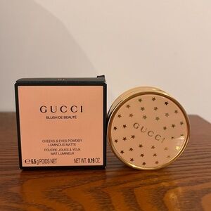 Gucci luminous matte beauty blush, 01 silky rose